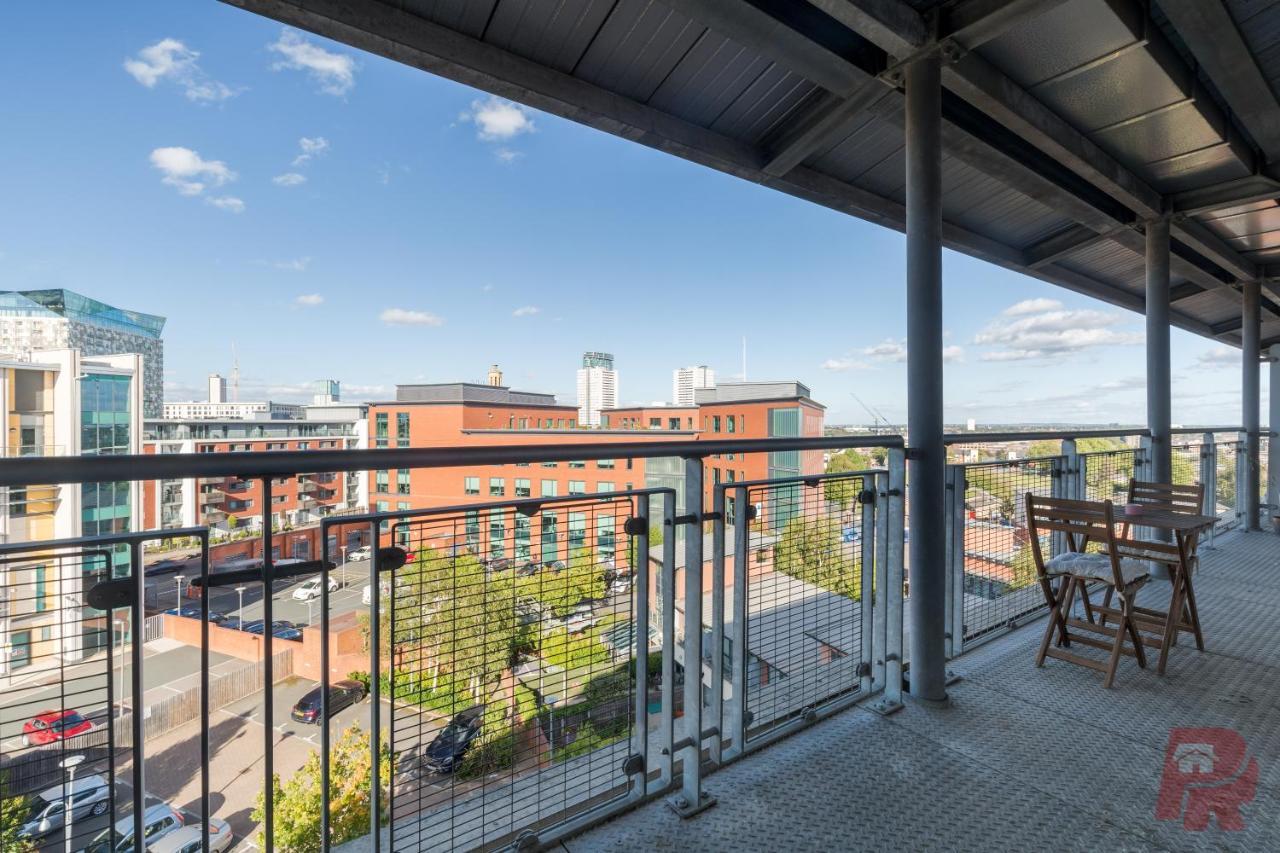 Birmingham City Apartment Skyline Views - Free Parking & Balcony Esterno foto